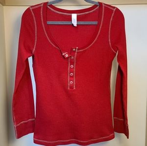 Gap Body Quarter Button Shirt